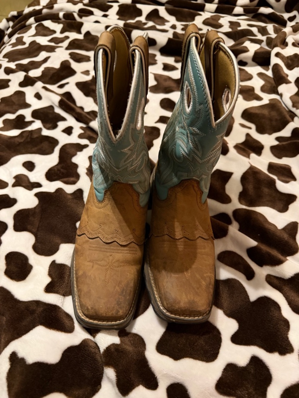 Durango Brown Women's Western Work Boots - Brown